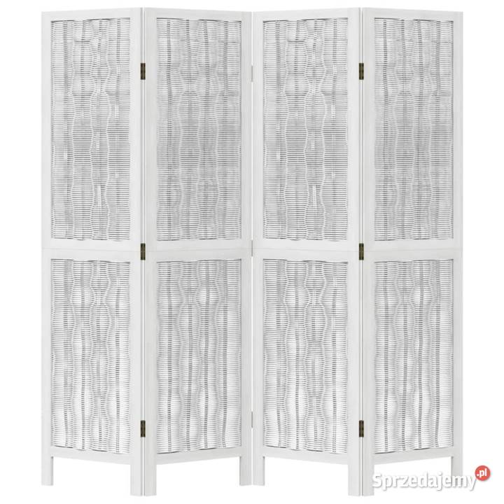 vidaXL Parawan pokojowy 4panelowy biały lite mazowieckie Warszawa