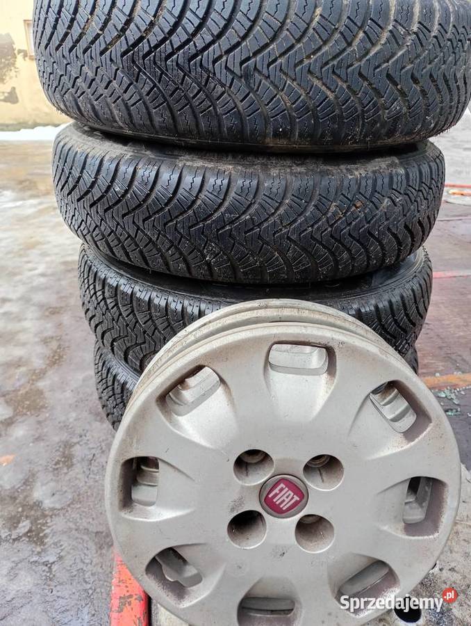 Całe koła z oponami wielosezonowe do Fiat panda Łódź