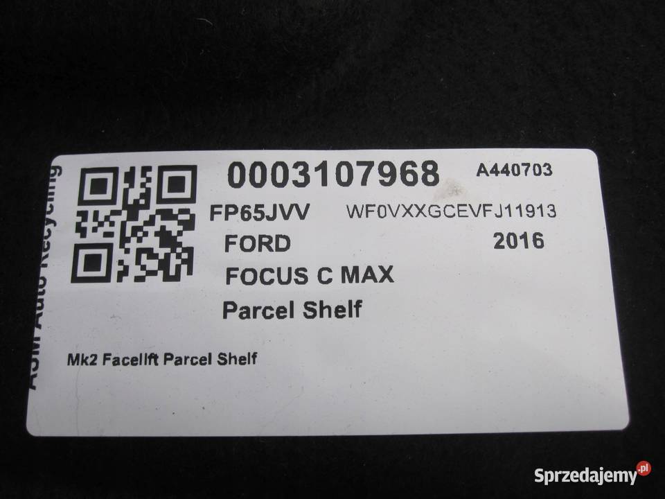 FORD C II 12r półka bagażnika Kielce sprzedam