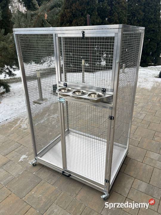 Woliera aluminiowa 100x77x152 profil 20x20