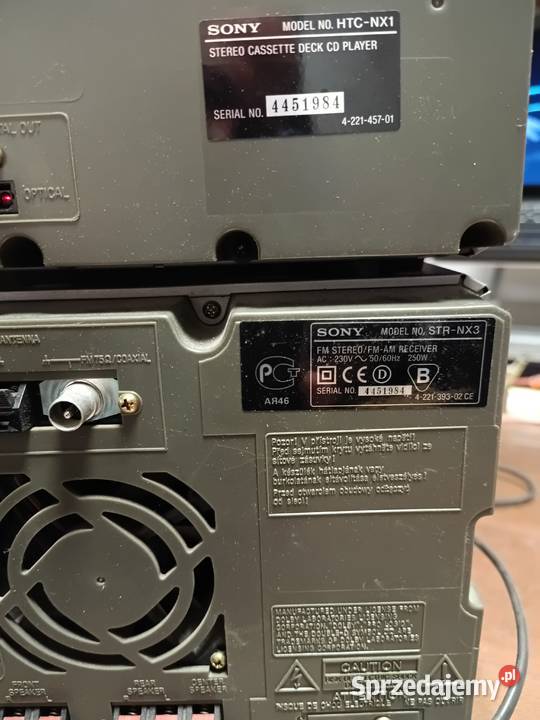 Sony MHC NX 3 AV uszkodzony Warszawa sprzedam
