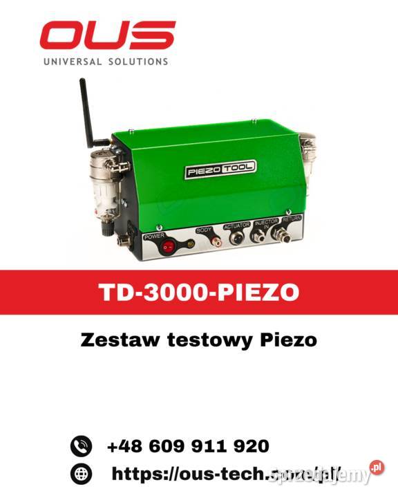 TD3000PIEZO ZESTAW TESTOWY PIEZO OUS Warszawa