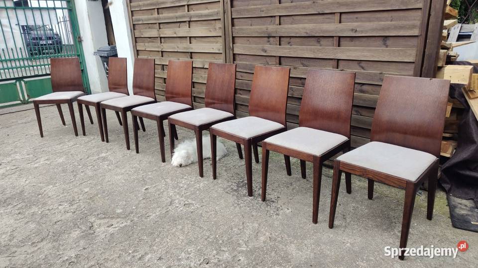 Stół rozkładany 8 krzeseł włoski komplet Warszawa sprzedam