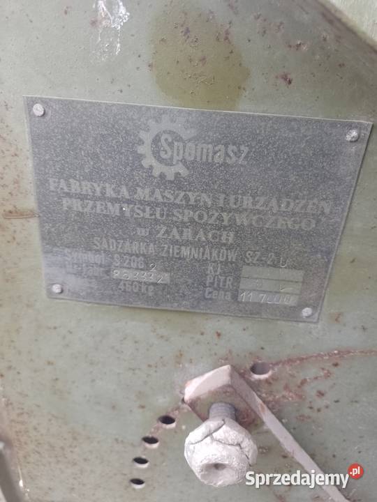 Sadzarka nieuszkodzony Złotniki Kujawskie