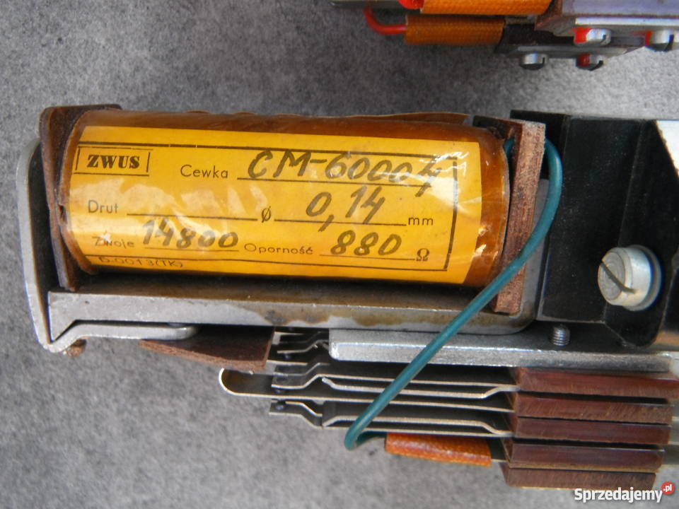 Przekaźnik Zwus 60004 cewka 30V RI 20045 Chlewiska