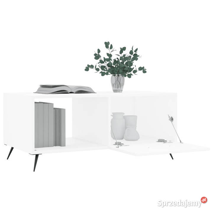 Stolik kawowy biały 90x50x40 materiał mazowieckie sprzedam