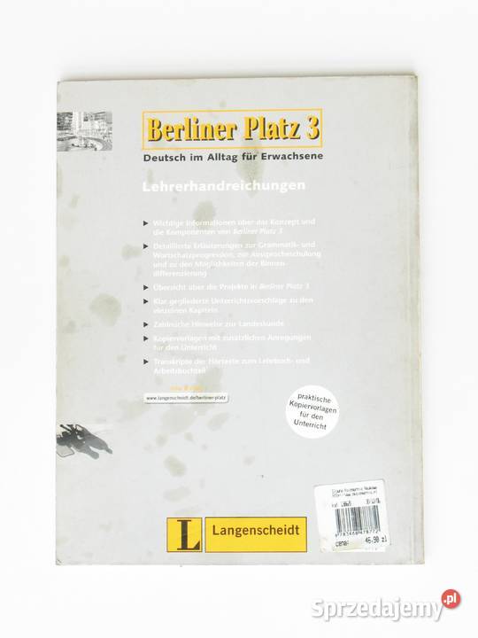 Berliner Platz 3 Lehrerhandreichungen Kraków