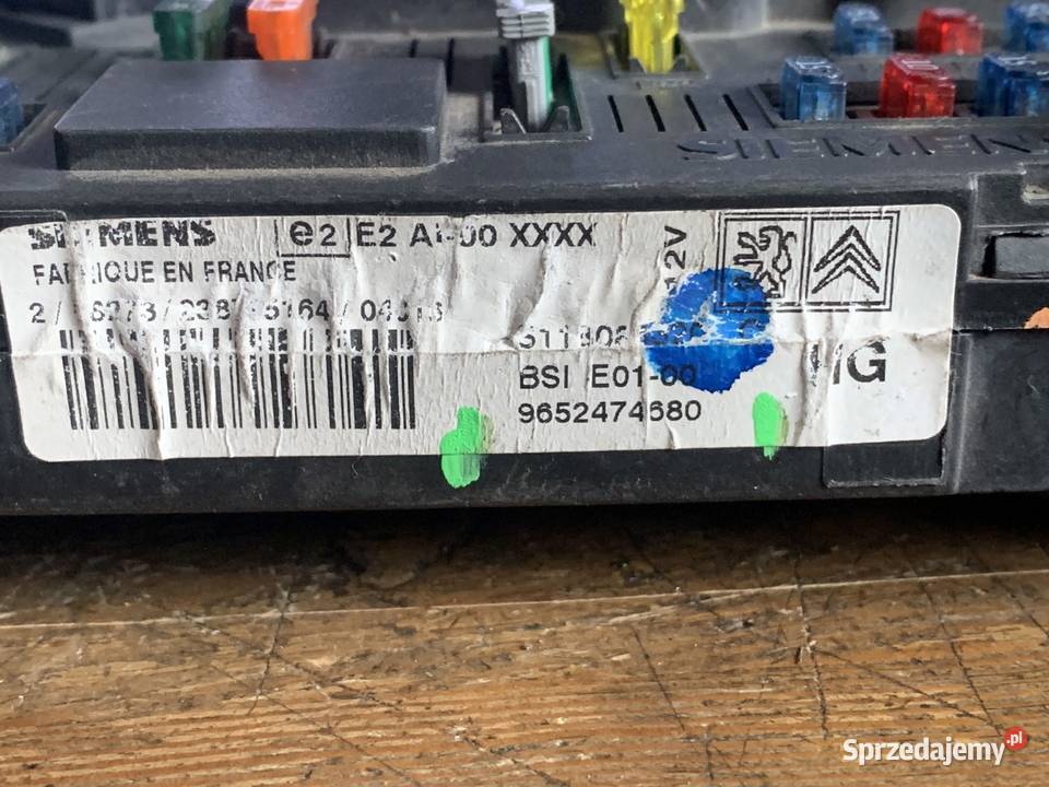 BSI CITROEN Peugeot 9652474680 S118085320D HD