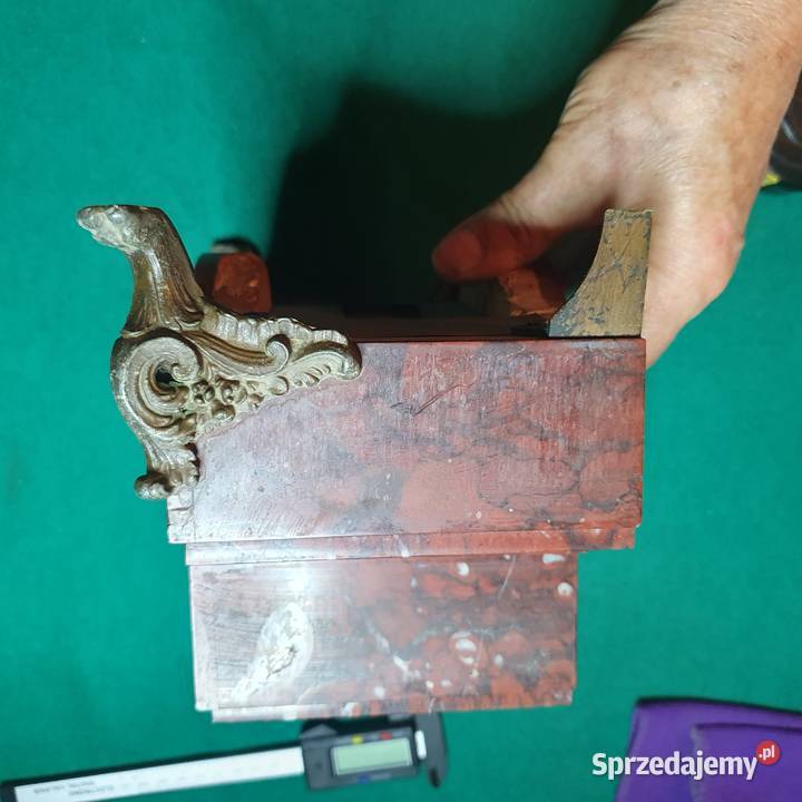 Kamienna podstawa do zegara kominkowego z nogami dolnośląskie Wrocław sprzedam