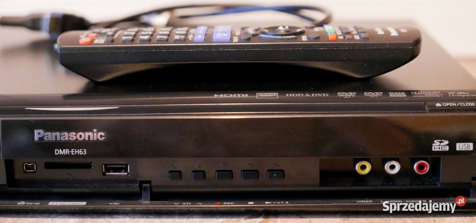 Nagrywarka DVD HDD Panasonic DMREH 63 Przysucha