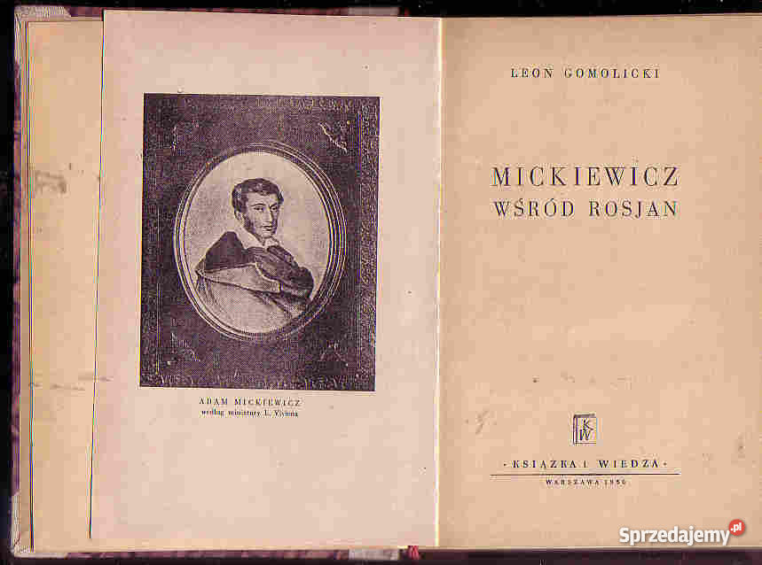 4096 MICKIEWICZ WŚRÓD ROSJAN LEON GOMOLICKI Czyrna