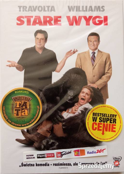 Stare wygi DVD Robin Williams John Travolta Łódź