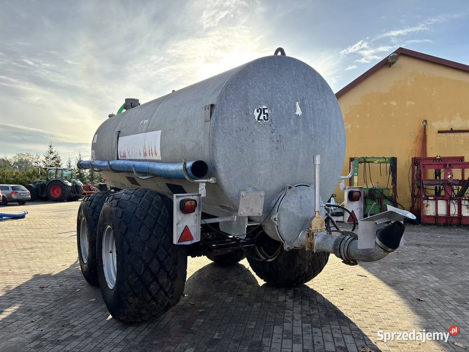 Beczkowóz 14000 litrów Kotte Garant beczka nieuszkodzony