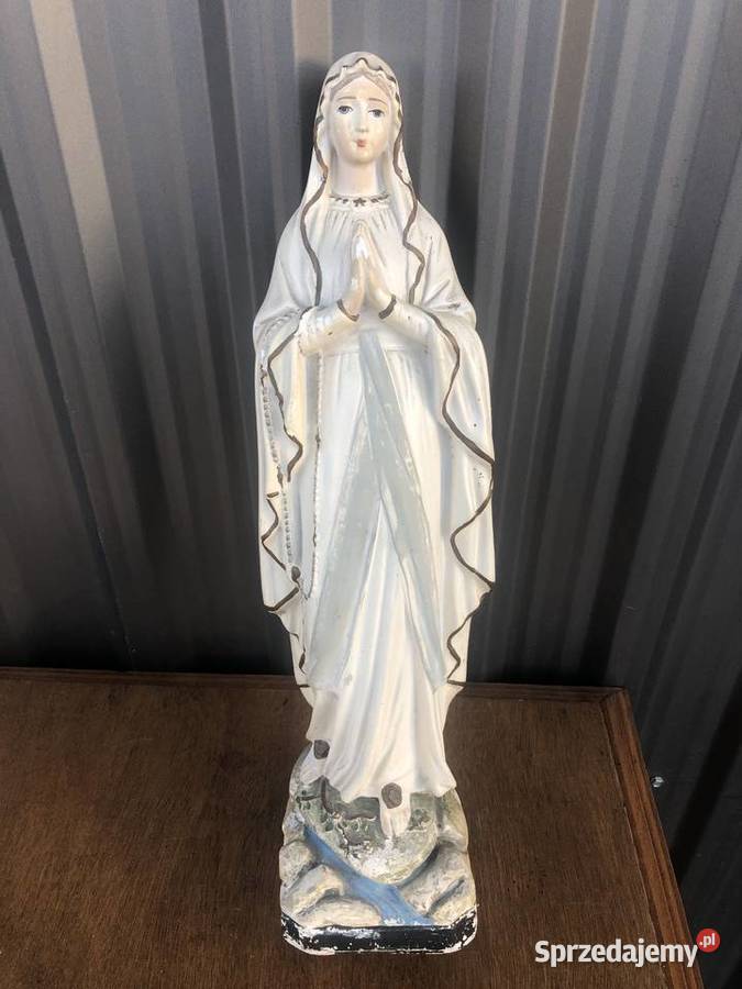 Zabytków Figurka gipsowa Maryja Antyki