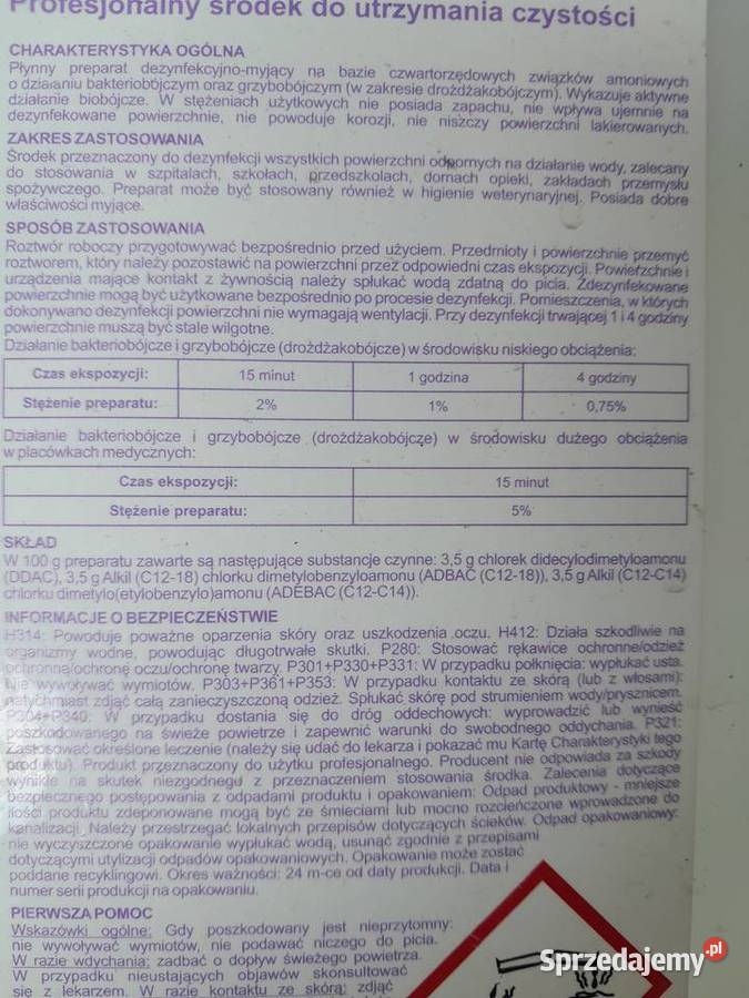 VC410 DEZOPOLMED 10L koncentrat do dezynfekcji