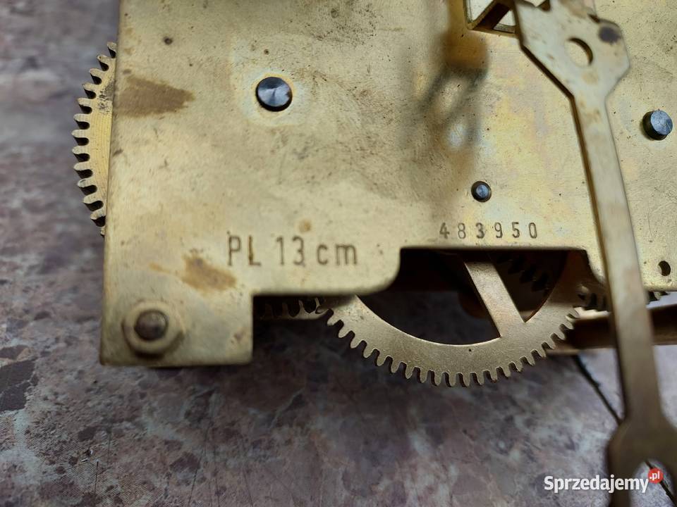 M007 Mechanizm starego zegara ściennego pomorskie Tczew