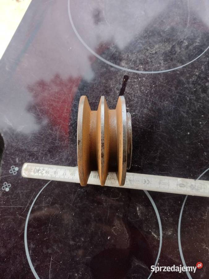 Koło pasowe 2x15 oś 25 mm Leśna