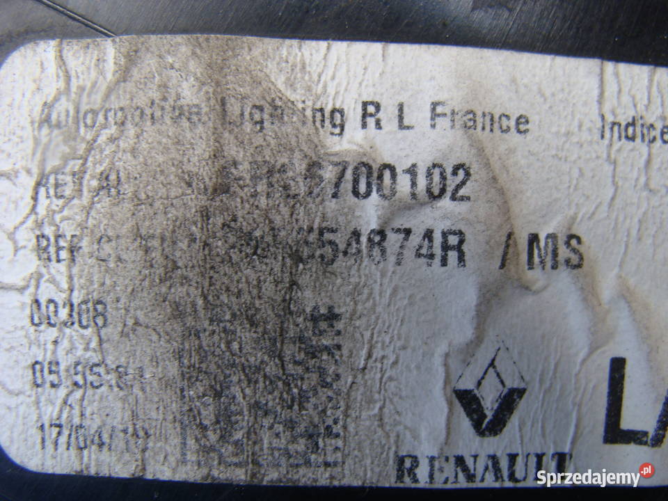 Renault Megane IV 4 Kombi Lampa Tylna Lewa Goleniów