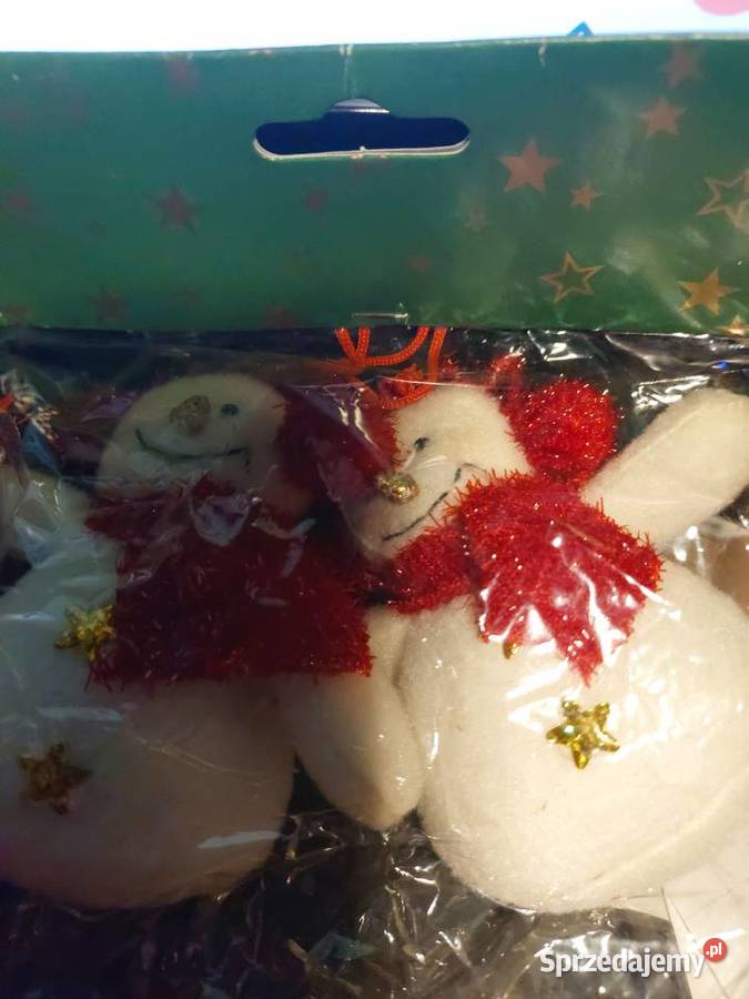 Zestaw ozdób świątecznych renifer bałwan choinka Wrocław