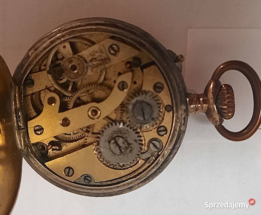 Stary Srebrny Zegarek Kieszonkowy II Pozostałe Gliwice sprzedam