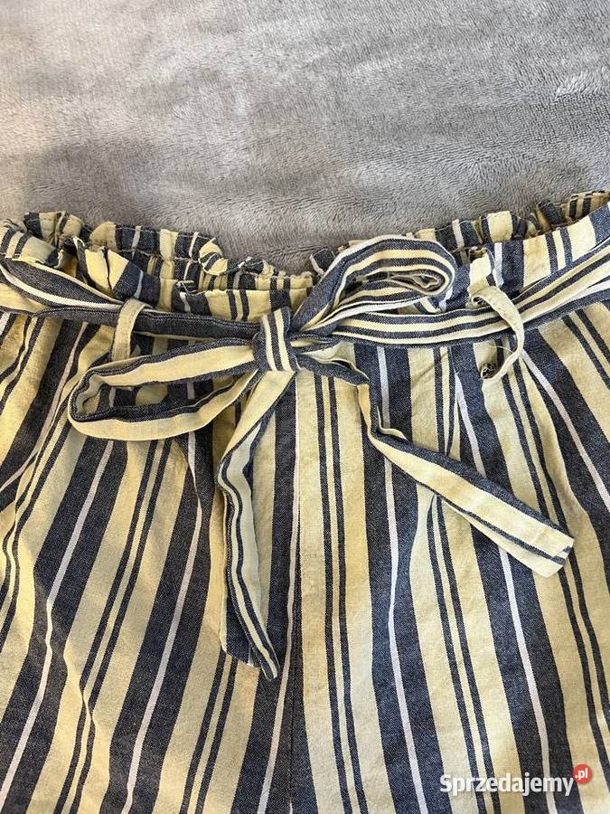 Krótkie spodenki szorty paperbag z wysokim Rozmiar 36(S) Jasło