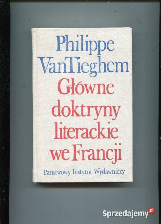Główne doktryny literackie we Francji Van Szczecin