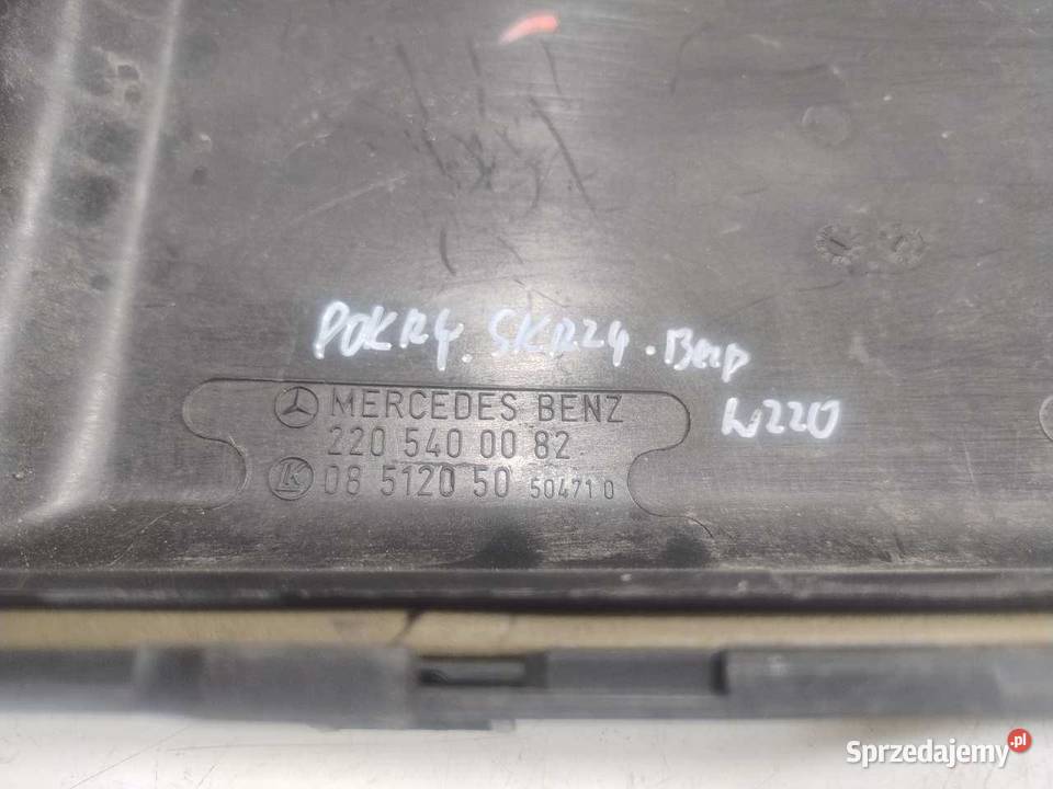 OBUDOWA SKRZYNKI BEZPIECZNIKÓW MERCEDES W220 50