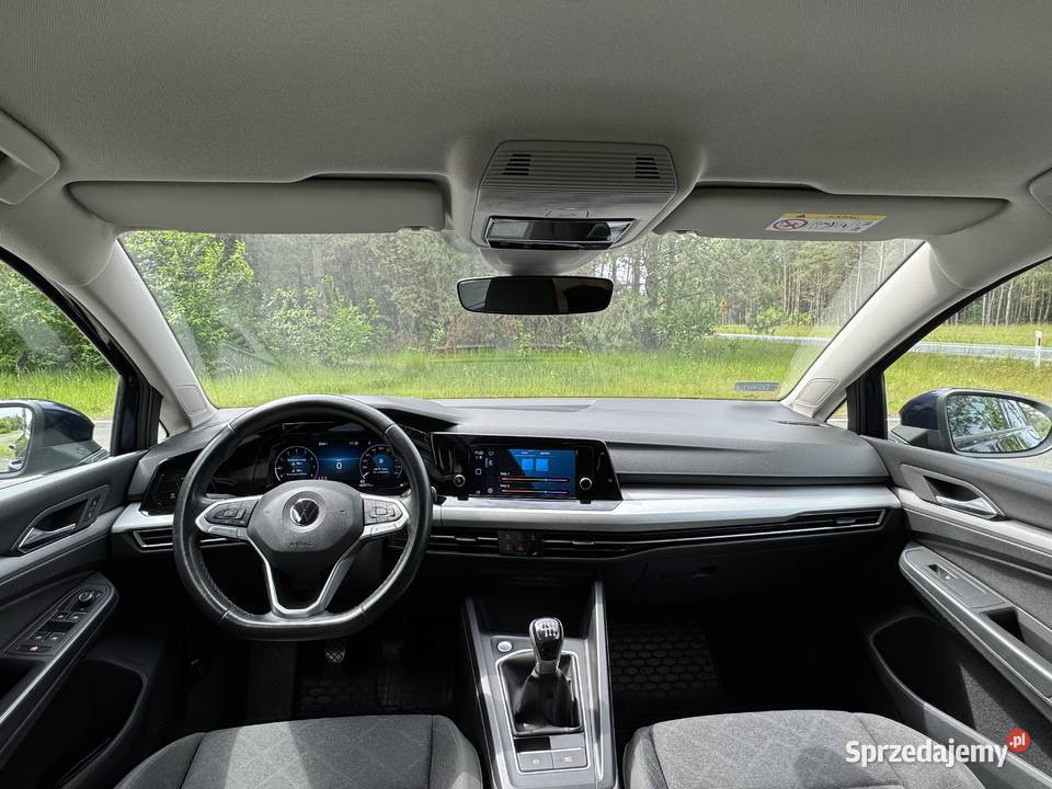 VW Golf 8 2021r 15 TSi 130 Salon Led Ambient immobilizer Poddębice