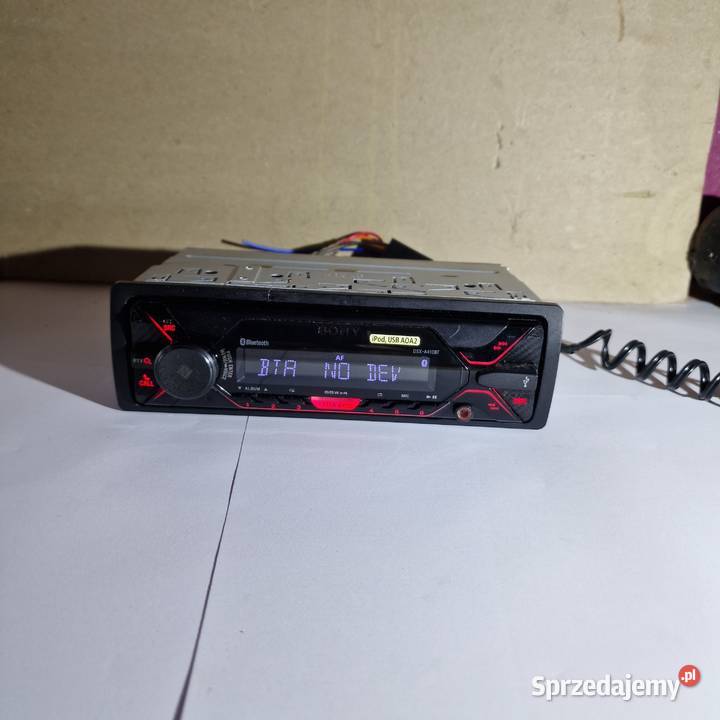 Radio samochodowe SONY DSXA410BT Bluetooth Aux Radioodtwarzacze Dzierzby Szlacheckie
