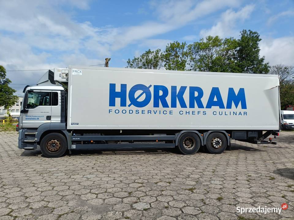 MAN TGS 26320 CHŁODNIA IZOTERMA POD BECZKĘ RAMA wielofunkcyjna kierownica