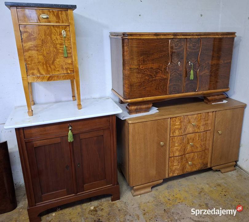 Szafka renowacji fornir orzechowy politura w dolnośląskie Mirsk sprzedam