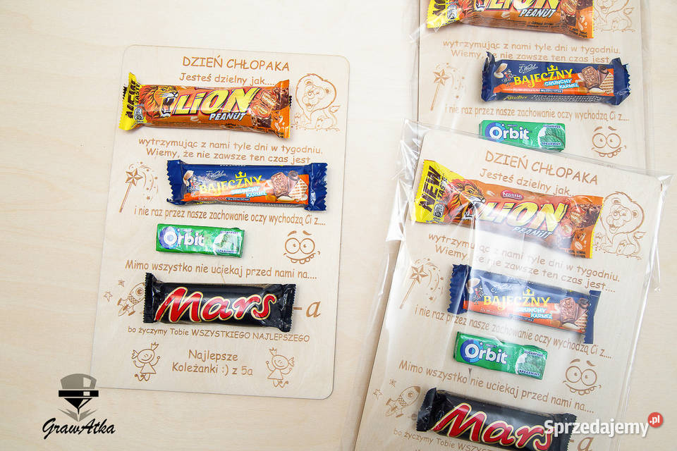 Tabliczka Na Słodycze Prezent NA WALENTYNKI Kłomnice