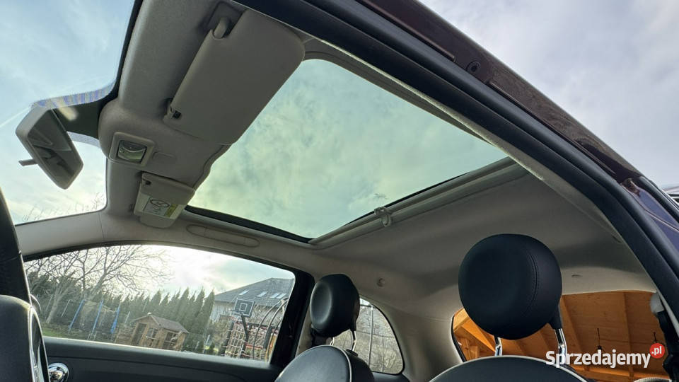 Fiat 500 125 Benz 70 z Niemiec Panorama Tempomat serwisowany w ASO Strzegom