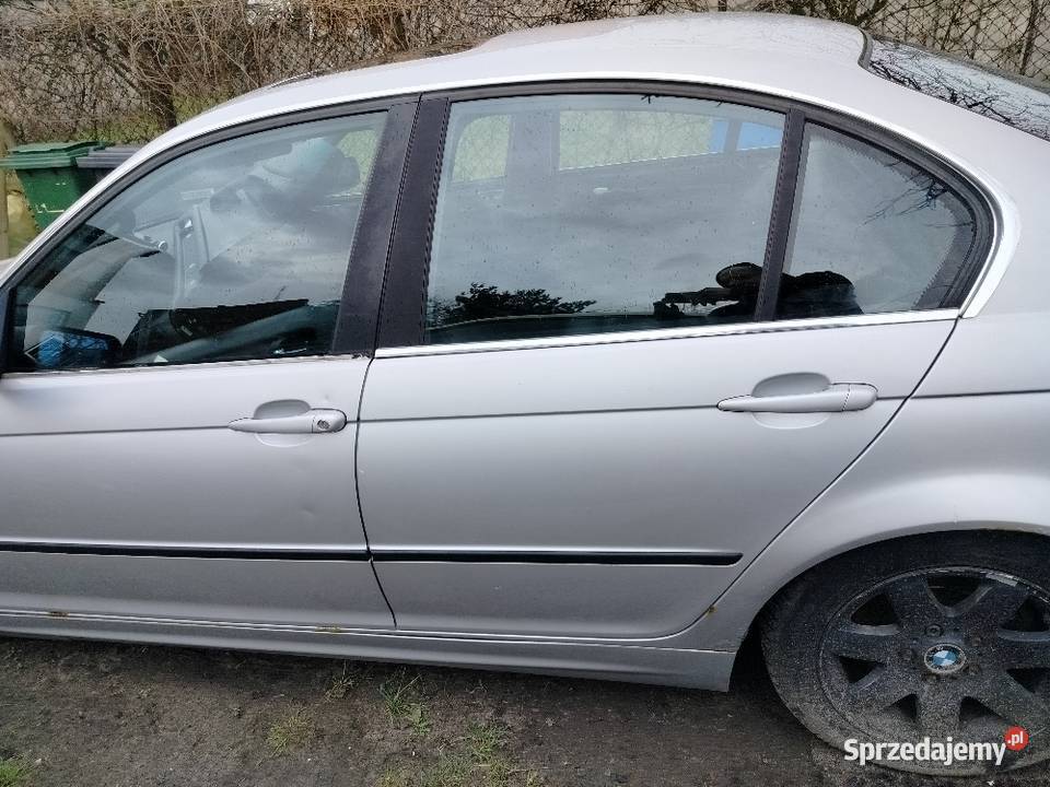 Bmw e46 sedan drzwi tylne lewe bez rdzy łódzkie Aleksandrów Łódzki