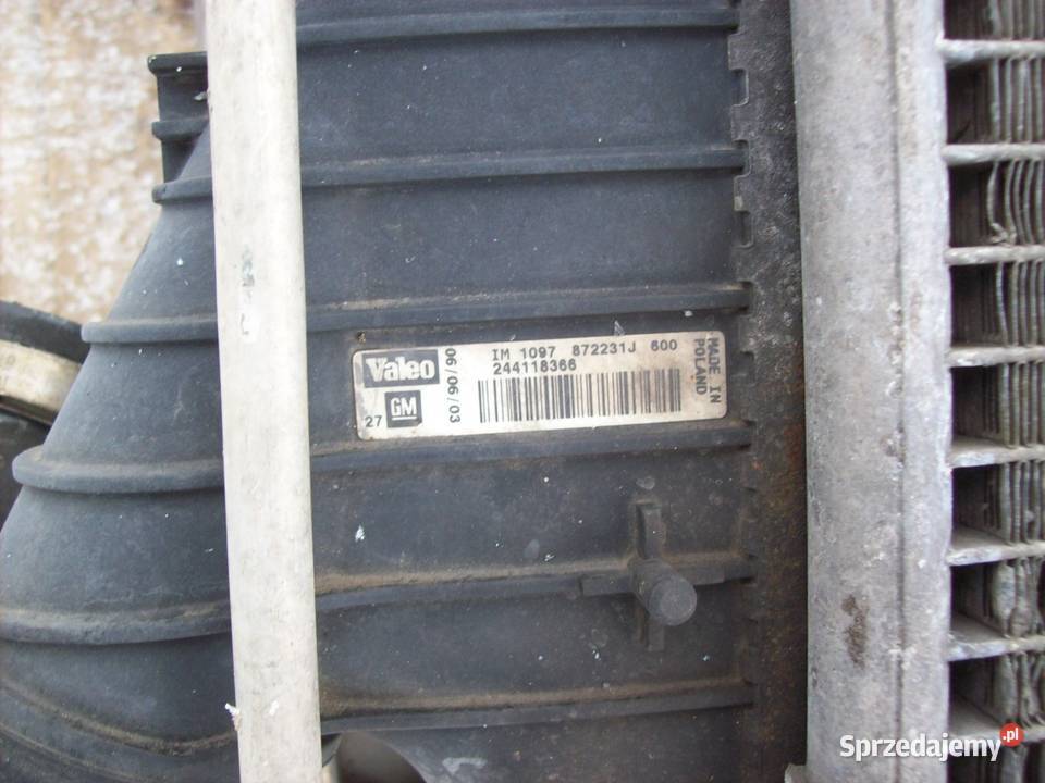 Vectra C 20 DTI Chlodnice wentylatory