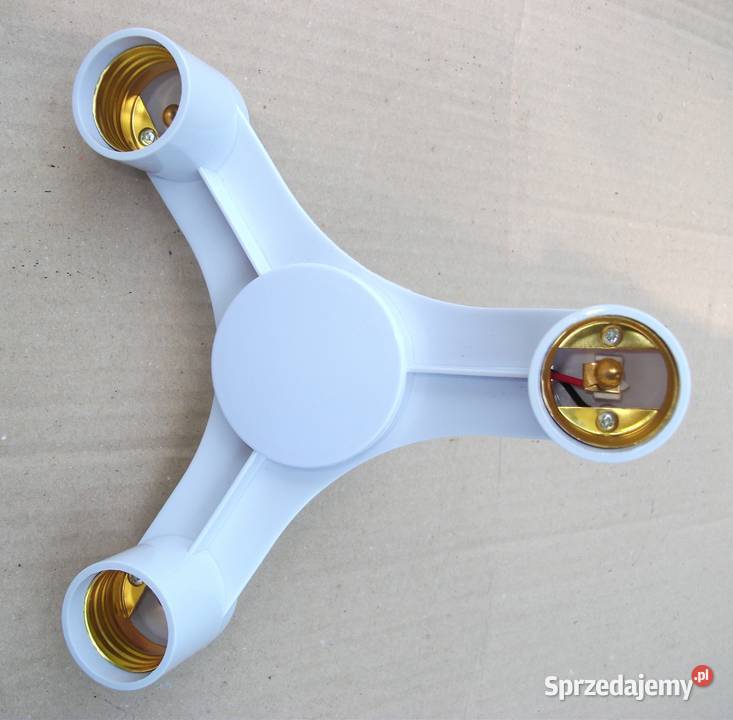 Oprawka Adapter Rozdzielacz Na 3 Żarówki E27 Sieradz