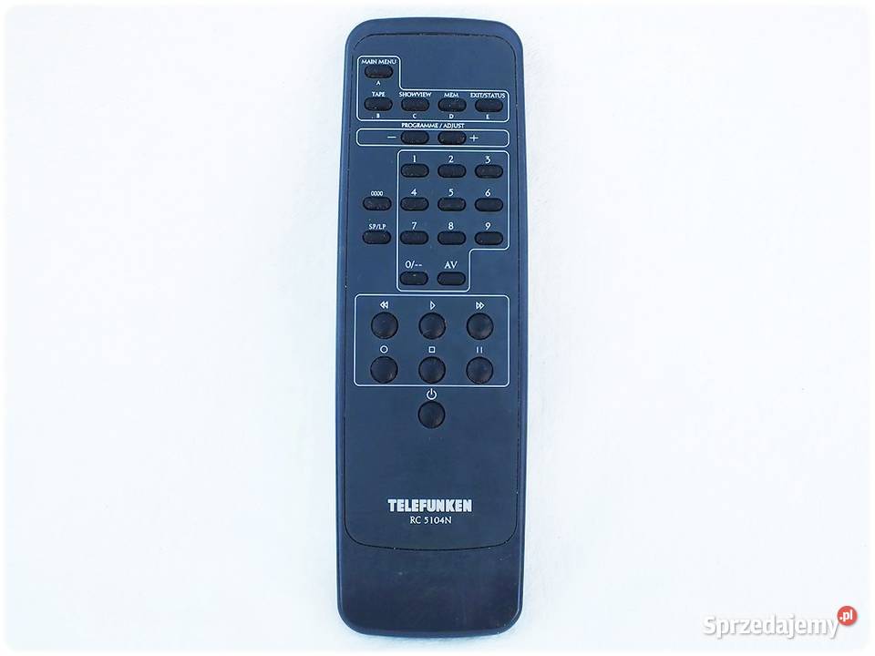 Pilot TELEFUNKEN RC5104N do magnetowidów VHS Żary