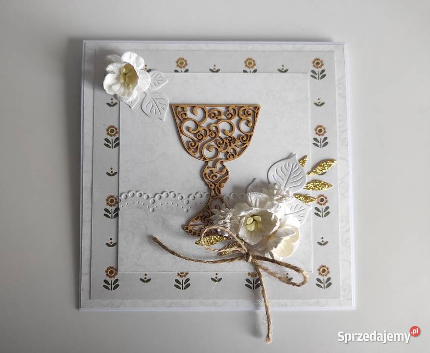 Kartka na Pamiątkę Pierwszej Komunii Świętej w Łódź