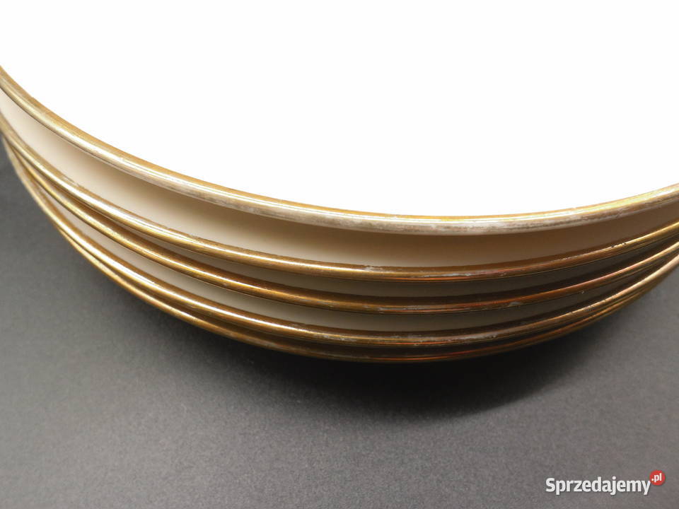 Talerzyki deserowe 5 ecru Eschenbach wielkopolskie sprzedam