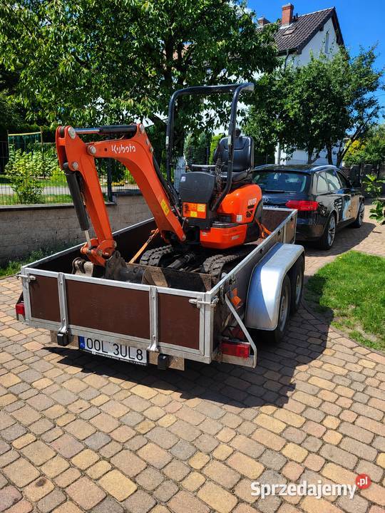 Przyczepka samochodowa dwuosiowa Branderup opolskie Olesno