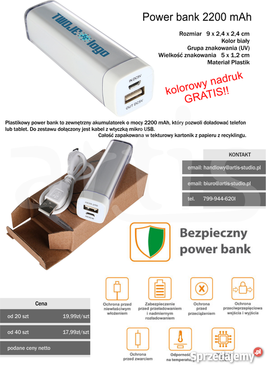 Gadżety Reklamowe 20 tysięcy produktów w ofercie Białystok