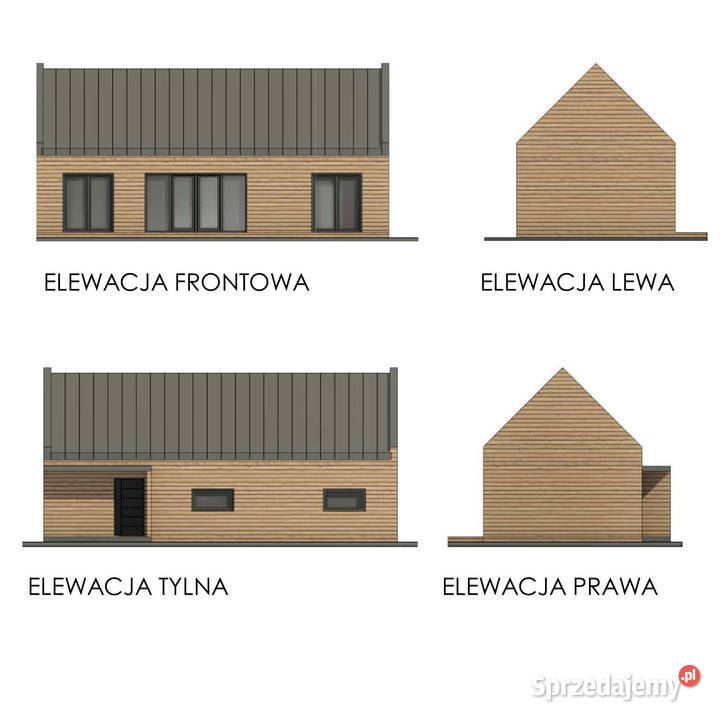 Dom całoroczny SVEN 70m2 letniskowy nowoczesna Poznań