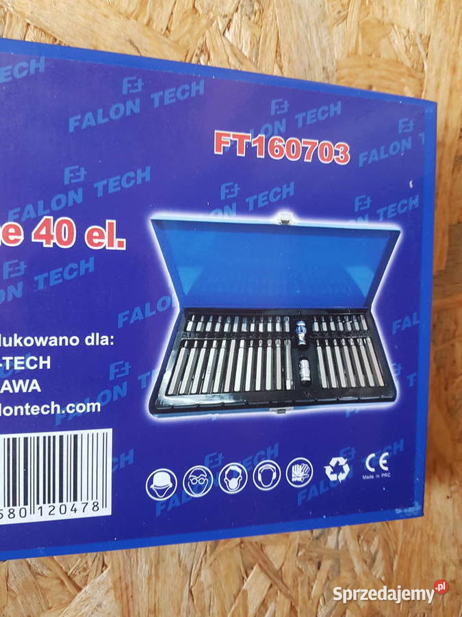 FALON TECH Zestaw bitów Imbus TORX Spline 40el Głogowa