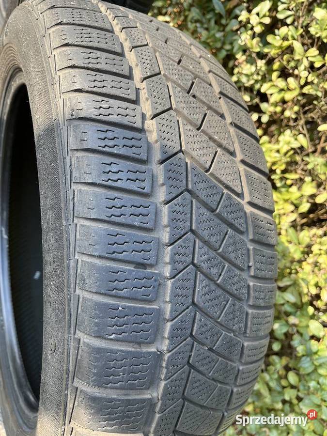 Opony zimowe CONTINENTAL RunFlat 2055517 komplet Samochodowe Głogów sprzedam