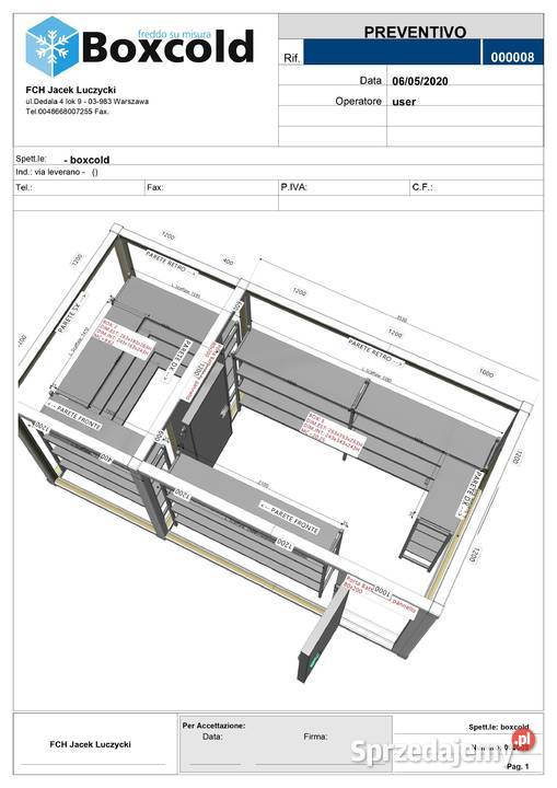 KOMORA CHŁODNICZA SKŁADANA NA ZAMKI HAKOWE mazowieckie