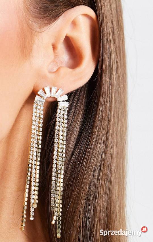 ASOS Długie bogato zdobione kolczyki z Londynu Kraków