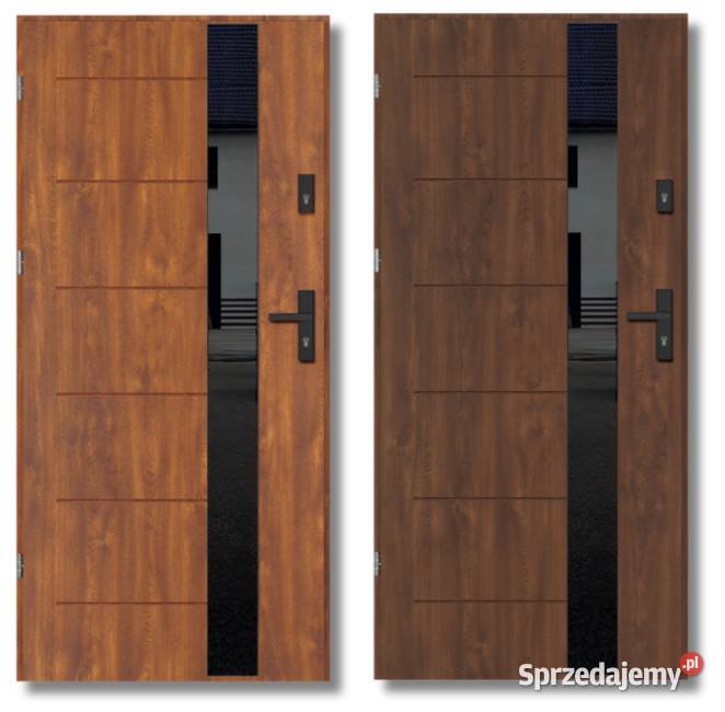 Drzwi zewnętrzne THERMO DIAMOND LUMINA 1 NERO śląskie sprzedam