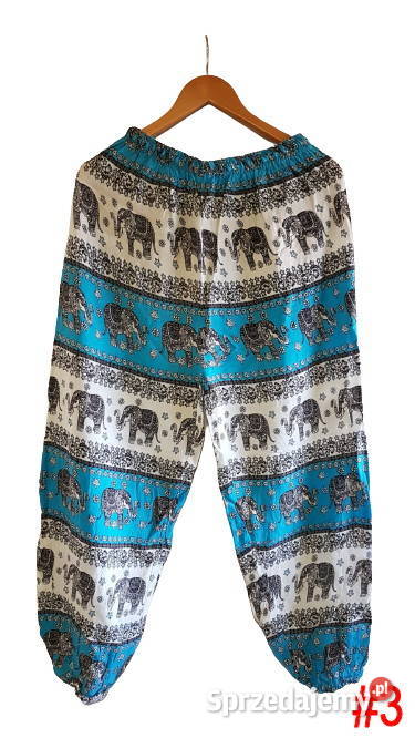 Spodnie Haremki z Indii Unikalne Wzory Boho dolnośląskie