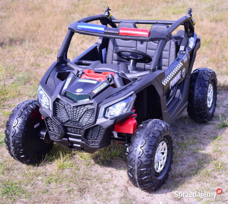 Autko na akumulator MEGA BUGGY UTV POLICJA jeep
