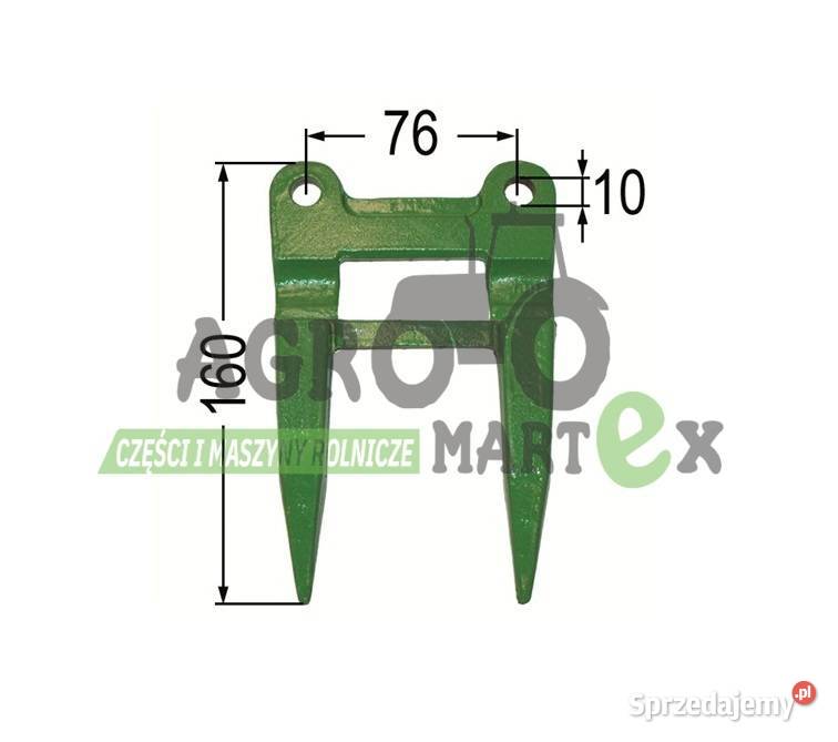 Z11228 H25602 H61954 Z11228H BAGNET PODWÓJNY JD Wichrów